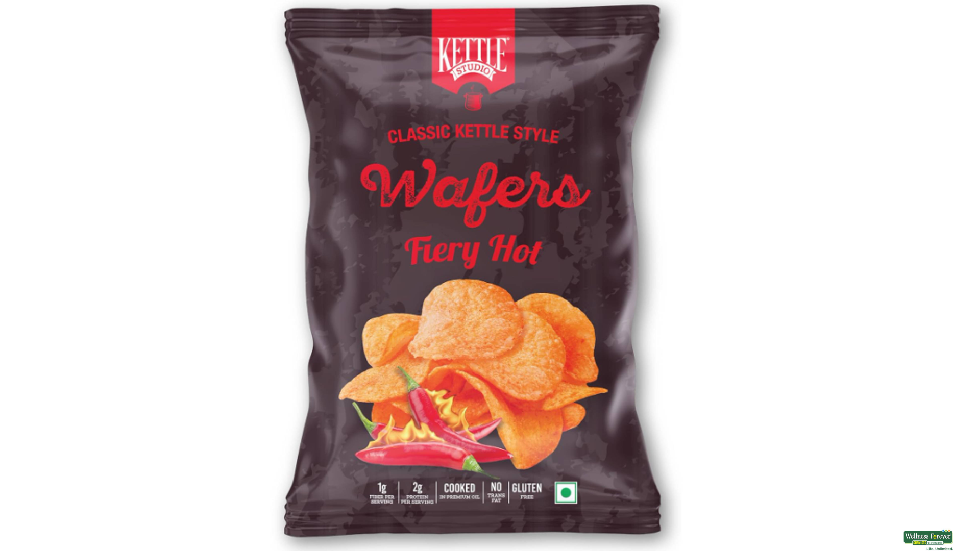 KETTLE STYLE  WAFERS FIERY HOT 150G